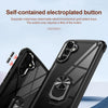 For Samsung Galaxy A36 5G TPU + PC Lens Protection Phone Case with Ring Holder(Black)