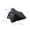 2pcs Solid Rubber Wheel Chock with Handle for Vehicles Under 2.5 Tons