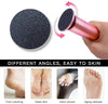 Electric Foot Grinder Calluses Dead Skin Remover With 60pcs Replaceable Sandpaper Discs US Plug(Black)