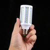 15W Section Dimmable Corn Light Bulb, E27 80 LED SMD 2835, AC 220V