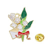 CZ0976-1 Cartoon Plant Flower Alloy Enamel Badge Garden Style Sunflower Clothing Bag Brooch Ornament