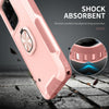 For Samsung Galaxy S20 Ultra 3 in 1 PC + TPU Phone Case with Ring Holder(Pink)