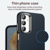 For Samsung Galaxy F15 5G Carbon Fiber Series IMD Phone Case(Blue)