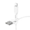 Borofone BX91 USB to 8 Pin Symbol 2.4A Charging Data Cable, Length:1m(White)