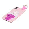 For iPhone X / XS Shockproof Cartoon TPU Protective Case(Ice Cream)