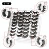 16pairs /Box Natural Long False Eyelashes Fluffy 3D Mink Lashes, Spec: L111 (4 Mixed)