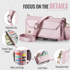 For Samsung Galaxy S25 Ultra 5G CaseMe C36 Card Slots Zipper Wallet RFID Anti-theft Leather Phone Case(Pink)
