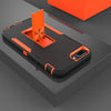 Magnetic Holder Phone Case For iPhone 8 Plus / 7 Plus(Black + Orange)