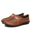 Men Summer Breathable Mesh Shoes Outdoor Non-slip Casual Shoes, Size: 39(Brown)