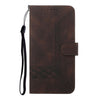 For Xiaomi Redmi K70 Cubic Skin Feel Flip Leather Phone Case(Brown)