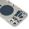 iPhone 12 Pro Max White Back Cover Replacement with SIM Tray & Lens