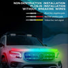 Car LED Streamer Phantom Running Lights Voice-Controlled Rhythmic Atmosphere Light With Turn Signals, Length: G15 1.5m APP