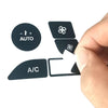 For 1999-2005 Ford Focus Air Conditioning Button Switch Repair Sticker(Black)
