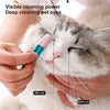 Cat Eye Tear Stain Remover Brush - Blue/Pink