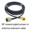 SMA Male to N Male RG58 Coaxial Adapter Cable, Cable Length:0.5m