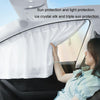 For Tesla Model Y 4pcs Black Car Side Window Privacy Sun Protection Curtain