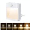 NL2101 Motion Sensor LED Night Light AC Plug Dimming Sleep Lights,Spec: Warm White EU Plug