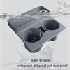 For Tesla Model3/Y Central Water Cup Limiter Silicone Coaster(Black)