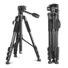 QingZhuangShiDai Q111 Aluminum Alloy Mobile Phone Camera Photography Tripod(Black)