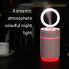 K005 Portable Hydrating LED Fill Light Makeup Mirror USB Mini Humidifier(White)