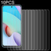 For Xiaomi Redmi 10 / 10 2022 / Redmi 10 Prime 2022 10 PCS 0.26mm 9H 2.5D Tempered Glass Film