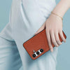 For Samsung Galaxy S24 5G Litchi Leather Skin Card Slots Phone Case(Brown)