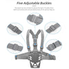 For DJI RC 2 / 1 Sunnylife Remote Control Waist Support Bracket Chest Strap(Grey)
