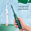 AW-175 Adult Household USB Sonic Electric Toothbrush Couple Toothbrush(Green)