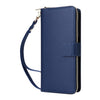 For Samsung Galaxy A13 5G / 4G Nine-card Slots Zipper Wallet Bag Leather Phone Case(Blue)