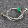 2m Copper Hat 304 Stainless Steel Metal Knitting Hose Toilet Water Heater Hot And Cold Water High Pressure Pipe 4/8 Inch DN15 Connecting Pipe