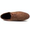 British Style Casual Shoes Suede Oxford Leather Men Shoes, Size:45(Brown)