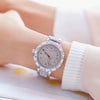 BS Bee Sister  FA1499 Ladies Diamond Watch Jewelry Chain Watch(Silver)