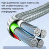 ROMOSS CB25 3 In 1 3.5A  8 Pin + Micro USB + Type C/USB-C Cable 1.5m(Space Gray)