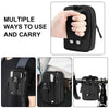 HAWEEL Hiking Belt Waist Bag Outdoor Sport Motorcycle Bag 7.0 inch Phone Pouch (Black)