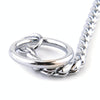 Metal Dog Chain Collar, Silver, 40cm - Strong & Durable