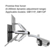Gibbon Mounts  Lifting and Rotating Computer Monitor Bracket Slide Rail Bracket,Model:  FE110P