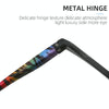 Makeup Presbyopic Glasses Monolithic Reading Glass Magnifying Glass, Degree: +100(Tea Color)