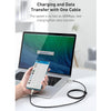 Baseus CATJK-D06 Cafule Series 100W Type-C / USB-C to Type-C / USB-C Metal Charging Data Cable, Length:2m(Dark Green)