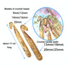 20mm+25mm+10 Pins Transparent Bold Crystal Crochet Knitting Tool Set