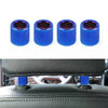 4 in 1 Car Seat Headrest Collars Rings Decor(Blue)