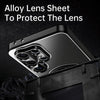 For Samsung Galaxy S25 Ultra 5G Rotating Holder Frosted Metal Phone Case(Titanium)