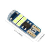 2 PCS T10 DC12 / 1W / 6000K / 80LM 9LEDs SMD-3030 Car Clearance Light(White Light)