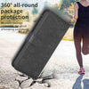 For Samsung Galaxy A05 Four-leaf Embossed Leather Phone Case(Black)