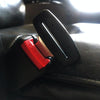 Car Seat Belt 2.1 Curved Lock Tongue Male Buckle Accessories(Black)