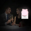 4 PCS Smart Light Control LED Bedroom Mini Night Light Energy-Saving Bedside Lamp, US Plug(Pink)