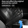 For Tesla Model 3 / Y Car Center Console Armrest Box Carbon Fiber Pattern Protective Cover