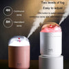 500ml Snowman Humidifier USB Desktop Large Capacity Colorful Ambient Light Air Humidifier()