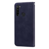 For Xiaomi Redmi Note 8T Frosted Business Magnetic Horizontal Flip PU Leather Case with Holder & Card Slot & Lanyard(Black)