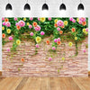 2.1m X 1.5m Flower Wall Photography Background Cloth Birthday Wedding Party Decoration Fabric