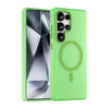 For Samsung Galaxy S25 Ultra MagSafe Frosted Translucent TPU + PC Full Coverage Phone Case(Green)